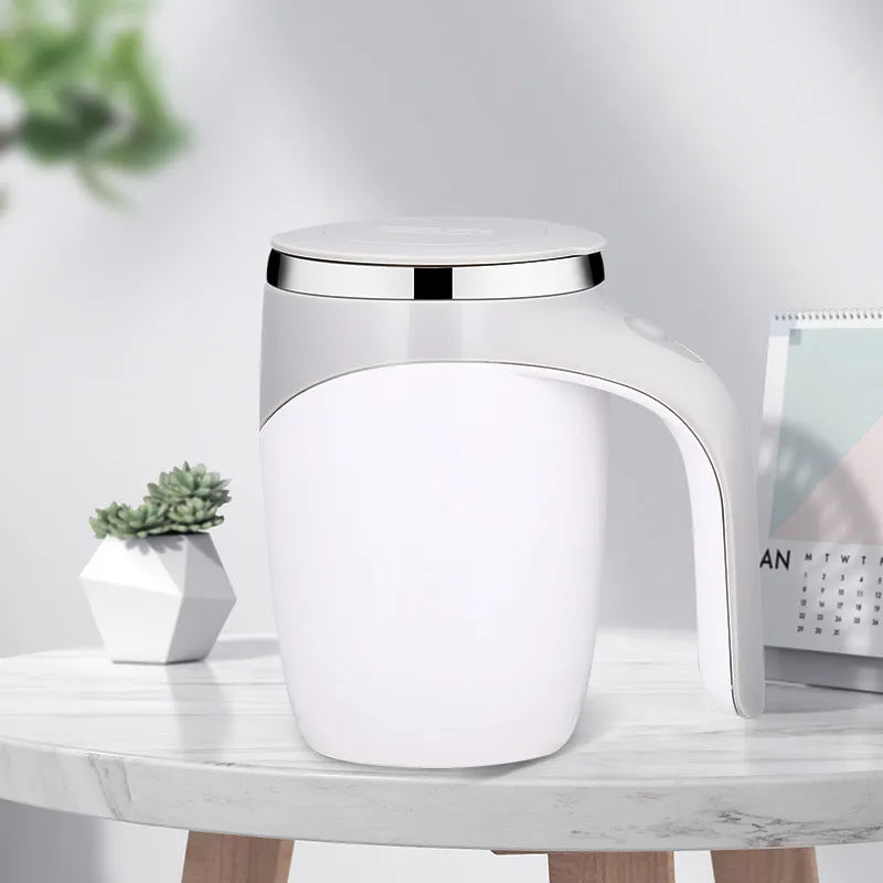Tasse à café rechargeable, agitateur automatique
