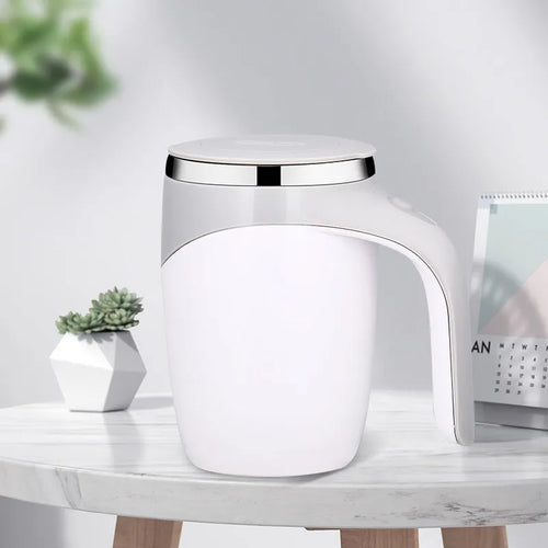 Tasse à café rechargeable, agitateur automatique