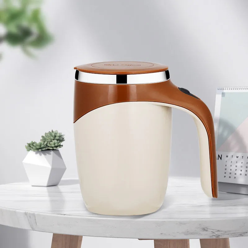 Tasse à café rechargeable, agitateur automatique
